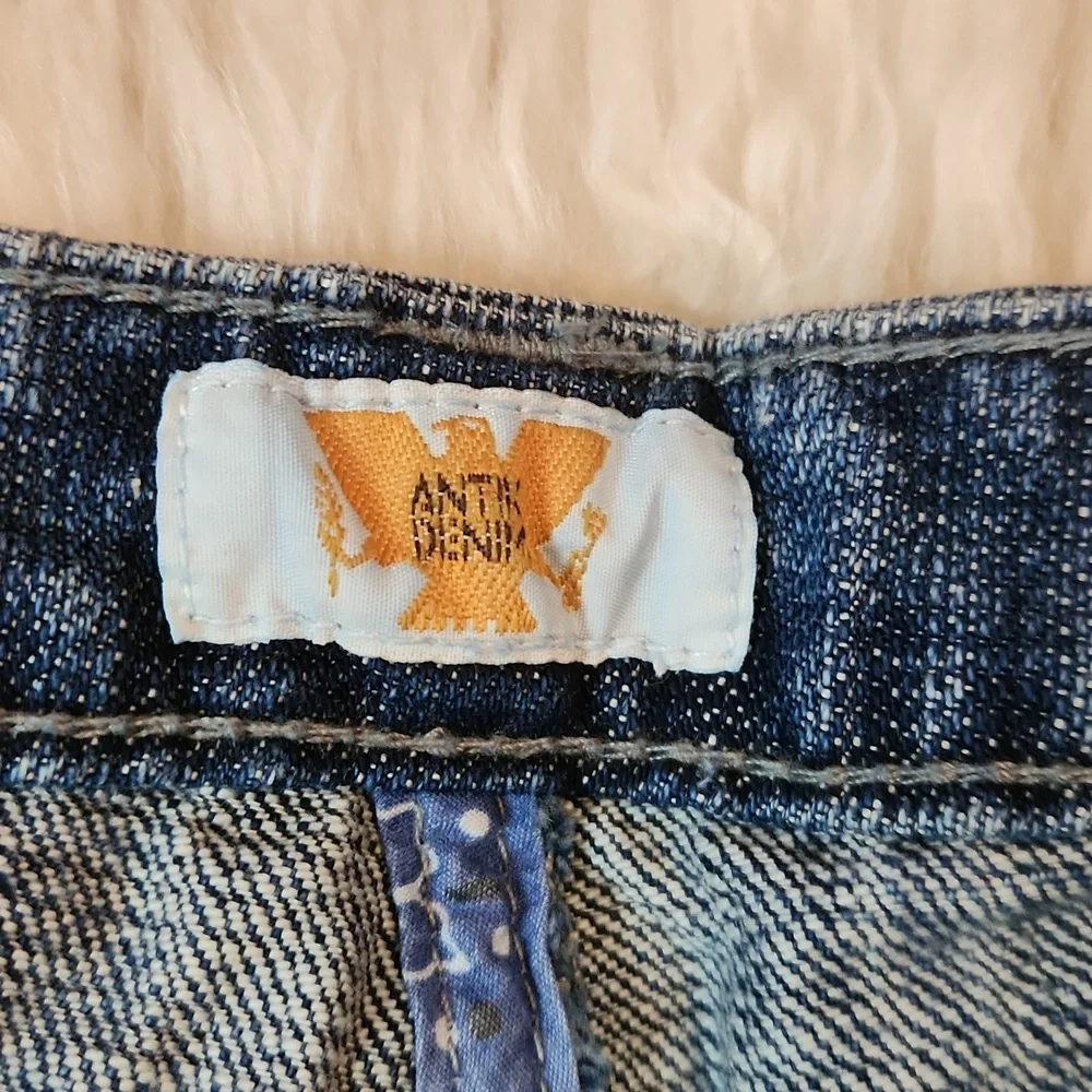 Antik Embroidered Pocket Bootcut Dark Wash Jeans - Picture 6 of 9